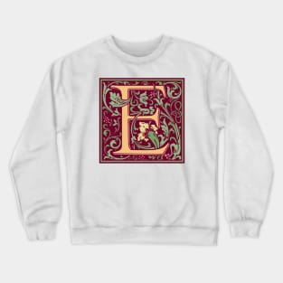 William Morris Vintage Letter E Crewneck Sweatshirt